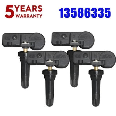 4x sensores TPMS ajuste directo OEM repuesto para Cadillac SRX 2012-2016 Foto 1 de 4