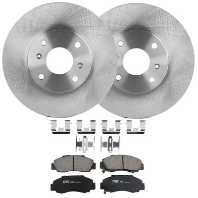 KIT-062224-17 TRW Juego de 2 ruedas discos de freno y kits de pastillas delanteras para Acura CL 98-99 Foto 1 de 4