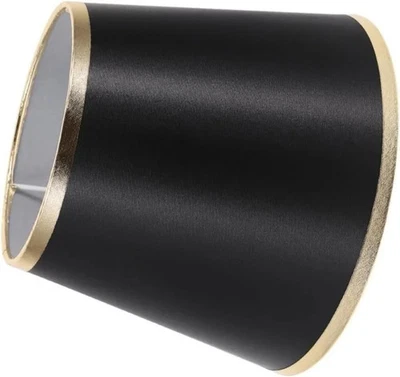 Abajur redondo tecido abajur de mesa abajur de mesa moderno abajur de mesa substituição - Imagem 1 de 4