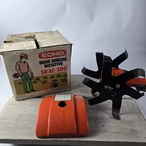 ECHO SRAC-300 Used CULTIVATOR ATTACHMENT OEM Original Box W/GUARD - Picture 1 of 10