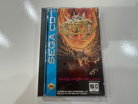 Vay (Sega CD, 1994) CIB Complete in Box w Manual + Map + Reg Card + Foam Rare EX