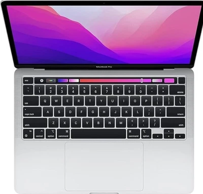 2022 Apple MacBook Pro 13'' (Apple M2 3.49GHz 16GB RAM 512GB SSD 10-GPU) Silver - Image 1 of 4