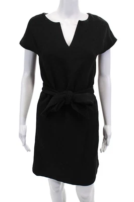 Vestido Vanessa Fox Feminino Manga Curta com Zíper Preto Tamanho 2 - Imagem 1 de 4