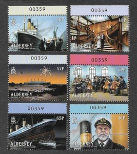 Alderney the Titanic Centenary 2012 Disaster Ships mnh - Imagen 1 de 1