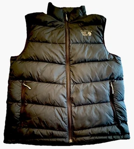 Gilet MOUNTAIN HARD WEAR piumino d'anatra nero full zip, tasche con cerniera uomo LRG - Foto 1 di 16
