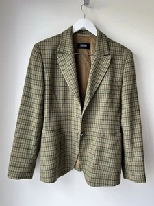 BOSS Hugo Boss Women’s Pure New Wool Blazer/ Jacket Size US 10 Pockets Excellent - Picture 1 of 10