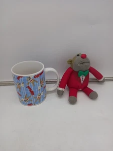 PG Tips Comic Relief Red Nose Day Monkey Becher & Affe Plüschtier Set - Bild 1 von 6