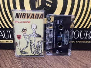 Nirvana Incesticide Cassette Tape 1992 Kurt Kobain Dave Grohl Dive Sliver Stain - Picture 1 of 2