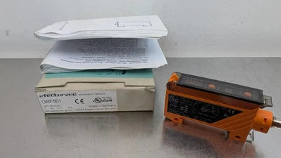 IFM Efector OBF501 Fiber Optic Amplifier OBF-FAKG/T/AS 10-30VDC 50mA - Image 1 of 4