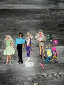 Vintage Konvolut 4 Barbie Puppen - Bild 1 von 6
