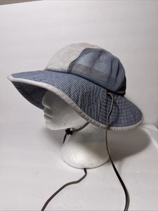 Duluth Trading Unisex M Blue Crusher Packable Vented Safari Sun Hat UPF 50+ - Picture 1 of 4