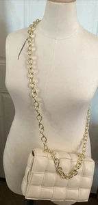 Umhängetasche Bella Luna weiß Leder Bubble Crossbody - Bild 1 von 12