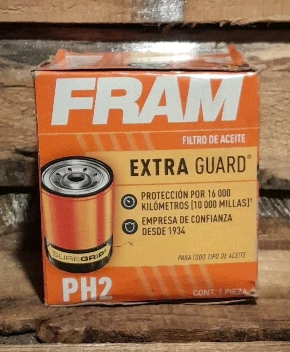 Fram PH2 发动机机油过滤器-额外保护 Sure 握把 — 第 1/1 张图片