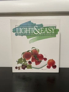 Light & Easy Cooking Collection Book Binder Style Cookbook Recipes Vintage 1993 - Picture 1 of 5