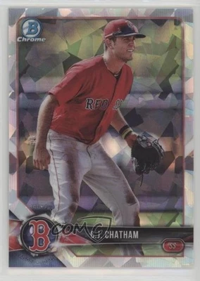 2018 Bowman Chrome Prospects Atomic Refractor CJ Chatham #BCP117 - Image 1 of 2