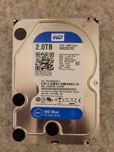 Western Digital WD20EZRZ-00Z5HB0 2TB SATA 3,5" HDD 5400RPM WD Blue Festplatte - Bild 1 von 4