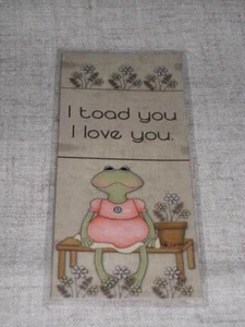 PRIMITIVE FROG TOAD LAMINATED BOOKMARK (CL 6-14) - Picture 1 of 1