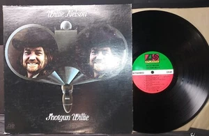 1st press outlaw country lp SHOTGUN WILLIE NELSON 1973 Atlantic SD 7262 EX/V+ - Imagen 1 de 4