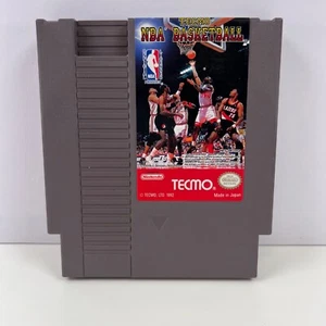 Tecmo NBA Basketball (NES, 1992) Authentic Cartridge - ungetestet - Bild 1 von 8
