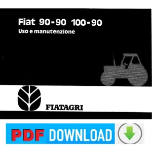 Fiatagri Fiat 90-90 100-90 Manuale uso manutenzione Libretto istruzioni ITALIANO - Zdjęcie 1 z 1