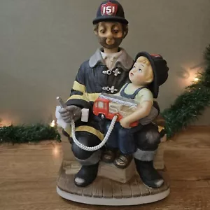 Melody in Motion "When I Grow Up" Fireman Boy SIGNED Music Box - *Video* - Picture 1 of 19
