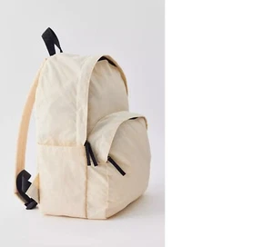 Baggu Large Nylon Backpack Ivory NEW NWT - Picture 1 of 4