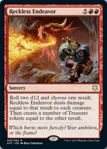 MTG - RECKLESS ENDEAVOR - Forgotten Realms Commander (R) - Picture 1 of 1