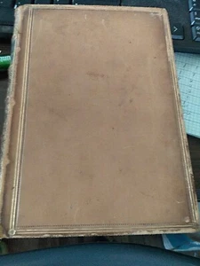 Antique Book 1868 Leather The Life Of George Stephenson Smiles Railroad Engnieer - Picture 1 of 8