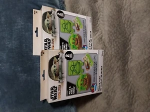 Baby Yoda Grogu Star Wars The Mandalorian Cra-Z-Art Mold n' Play 3D Lot Of 2 - Picture 1 of 3