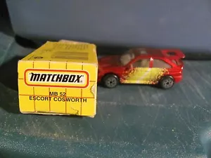 Matchbox MB 52 Escort Cosworth NEW in box - Picture 1 of 1