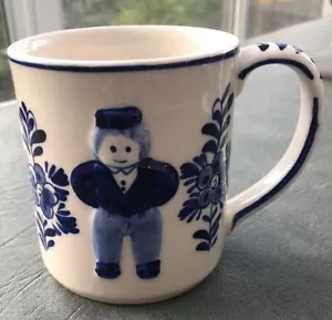 Tazza caffè ragazzo olandese blu Delft - Foto 1 di 6