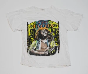 Vintage 80er Bob Marley T-Shirt Erwachsene Größe Large nur Bob Rasta Musik Band Tee - Bild 1 von 17