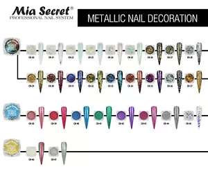 Mia Secret Fiocchi Metallizzati Decorazione Unghie Fiocchi Metallizzati Texture Scegli la tua - Foto 1 di 52