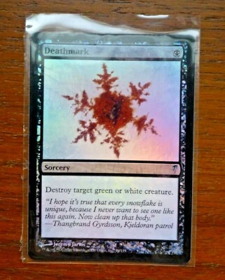 Deathmark Foil Coldsnap Black Uncommon Magic The Gathering Card - Image 1 of 2