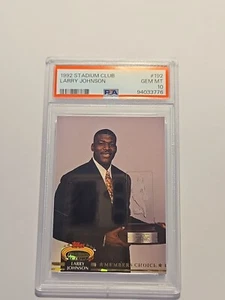 1992 Stadium Club Larry Johnson Members Choice #192 Gem Mint - Picture 1 of 2