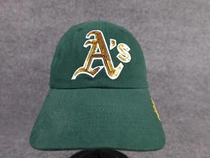 Oakland Athletics Twins Enterprise Adjustable Strapback Cap Hat Sequin A - Picture 1 of 9