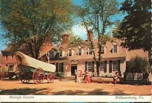 Postal continental Raleigh Tavern Williamsburg Virginia - Imagen 1 de 2