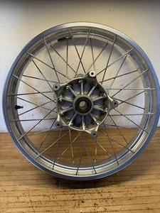 2007 05-09 BMW R1200GS Adventure Front OEM Wheel Rim 19x2.5 Bent - Picture 1 of 8