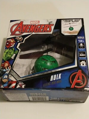 Helicóptero de bola OVNI Marvel Avengers Hulk controles manuales voladores Foto 1 de 3