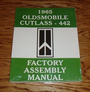 1965 Oldsmobile Cutlass & 442 Factory Assembly Manual 65 - Picture 1 of 1