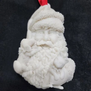 Mark Klaus Christmas Ornament 1998 Warm Fuzzy Christmas At Home Double Sided Vtg - Picture 1 of 13