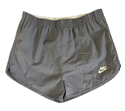 Vintage Nike Running Shorts Size MENS MEDIUM Gray Made In USA 80s sprint track - Image 1 of 4
