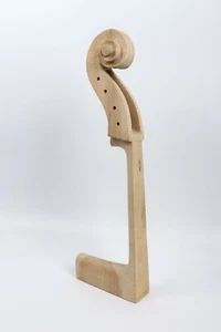 Cello Neck 4/4 Full size Maple wood White Unifnished New Cello Neck Accessories - Picture 1 of 7