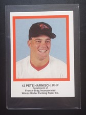 1989 French Baltimore Orioles Pete Harnisch #42