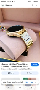 Samsung Galaxy 24k gold smart watch for sale - Picture 1 of 3