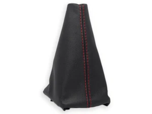 FOR PEUGEOT 106 1996-2003 GEAR SHIFT BOOT GAITER COVER LEATHER STITCH RED - Bild 1 von 5