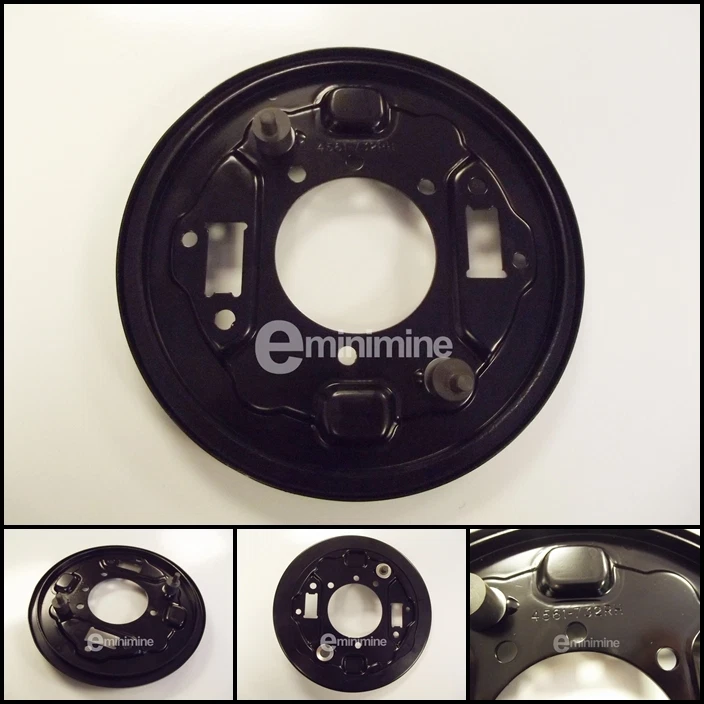 Classic Mini Front Drum Brake Back Plate O/S 37H2013 austin morris 68> adjusters - Image 1 of 1