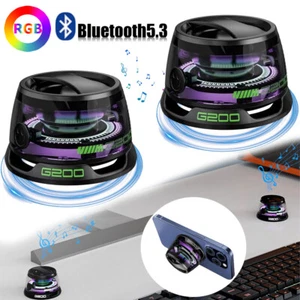 1-2Magnetic Bluetooth5.3 Portable Bluetooth Speaker G200 Mini Sound Phone Holder - Picture 1 of 22