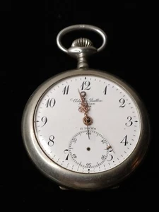 Antique Udall & Ballou 15 Jewels Railroad Pocket Watch Very Rare Fix/Repair - Picture 1 of 16