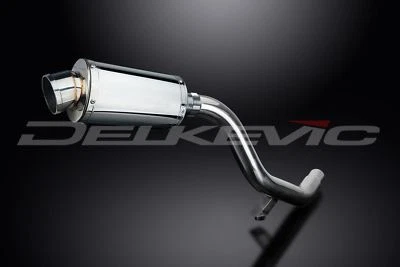 Silenciador ovalado de acero inoxidable Delkevic 9" - Escape Triumph Tiger Explorer 1200 - 12-21 Foto 1 de 3